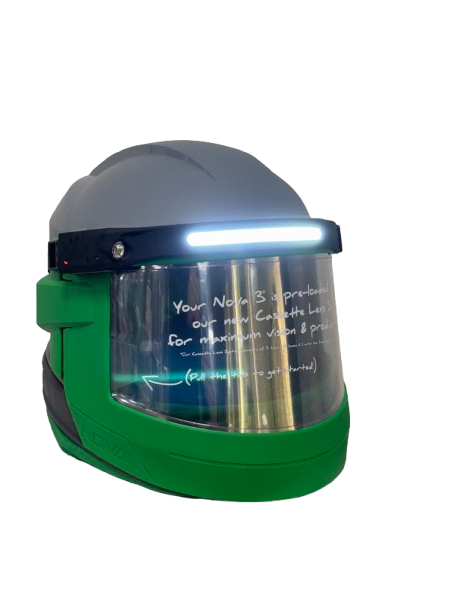 Lampe LED frontale - sablage