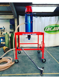 Aspirateur pneumatique sur silo de 100L ou 200L
