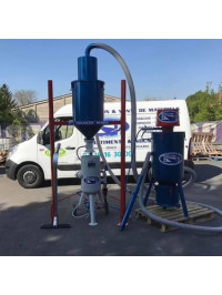 Système d’aspiration pneumatique – recyclage - dépoussiérage de grenaille - sableuse PROMAT60