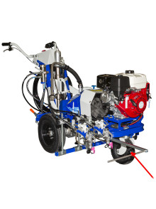 Machine à tracer airless HYDROLINE L autotractée - 2 pistolets