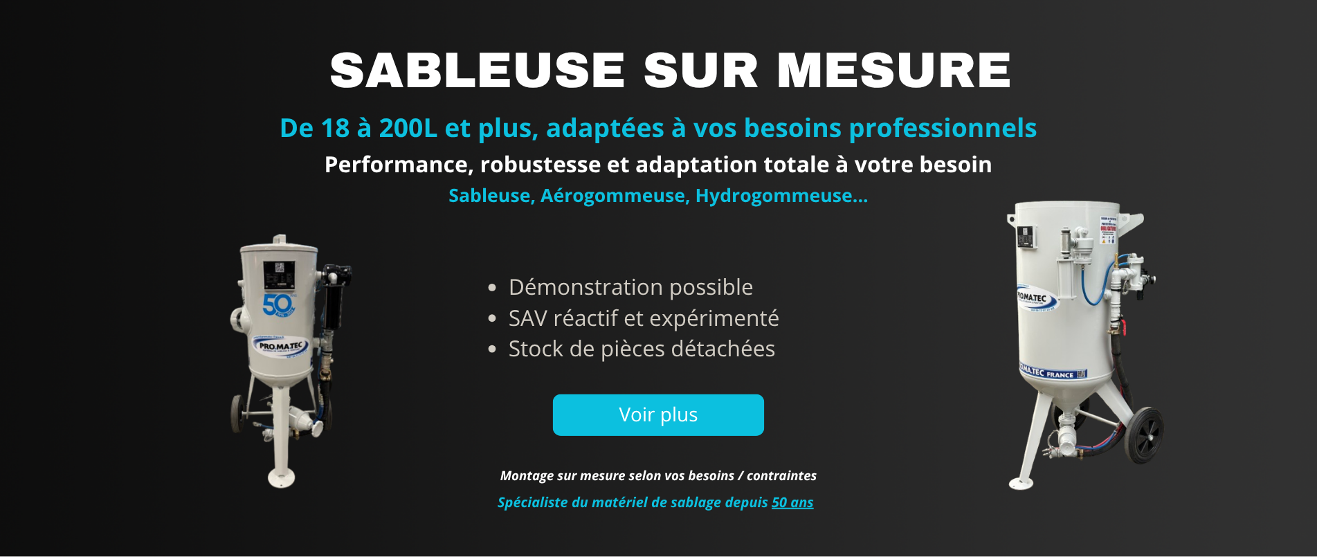 Sableuse PROMATEC